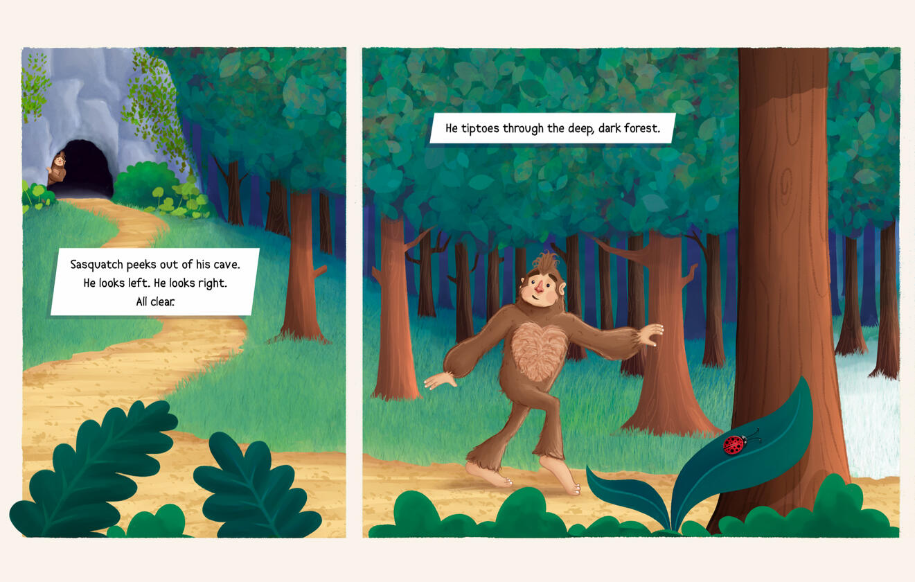 Deep in the forest Deep in the forest